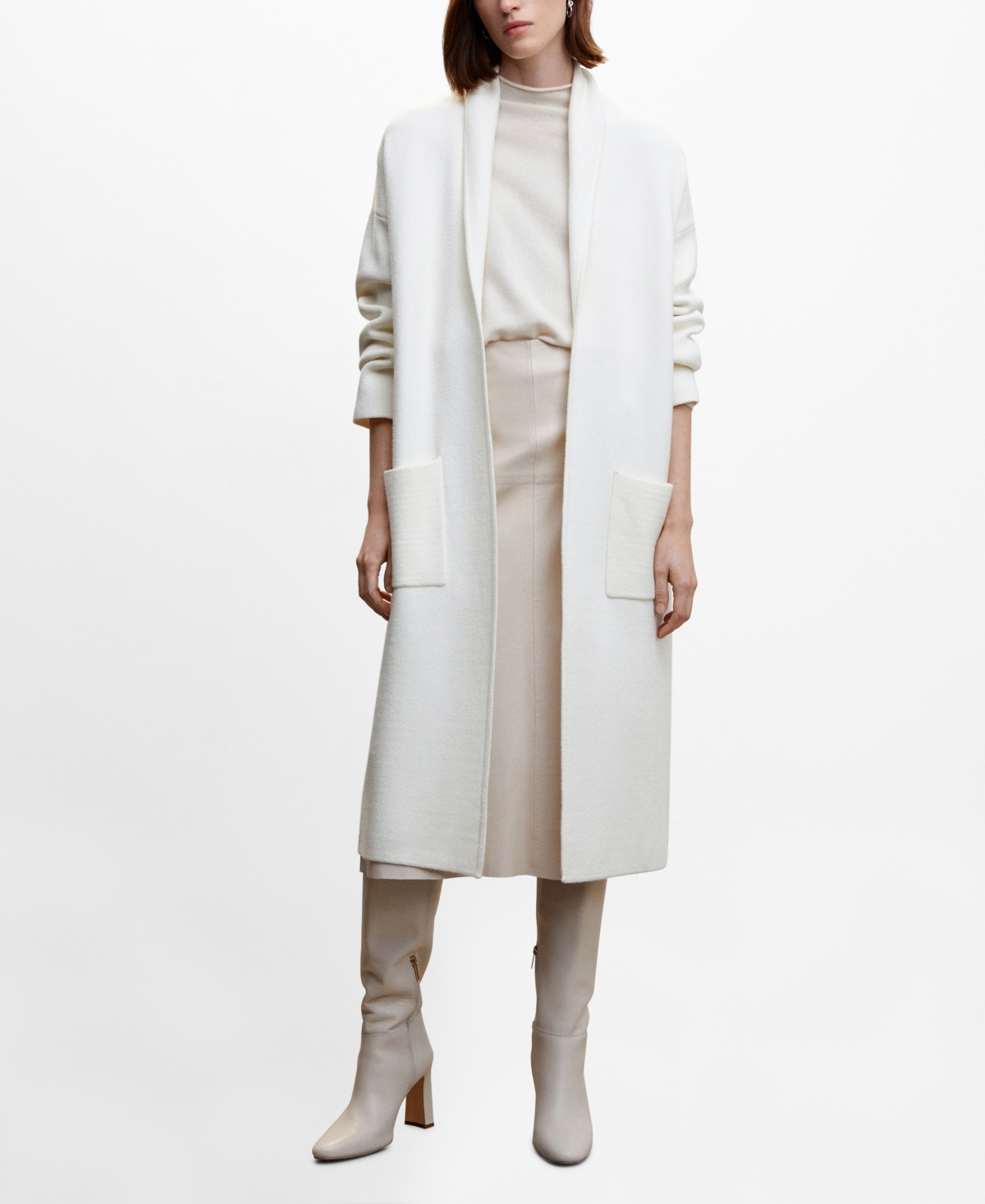 White mango clearance coat