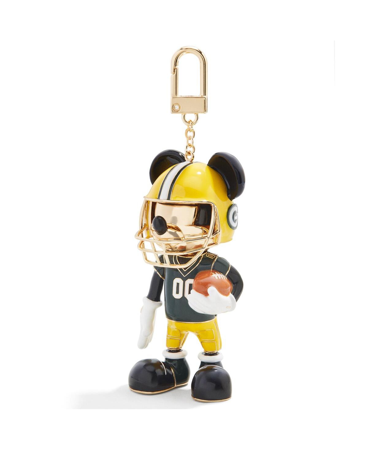 Baublebar Green Bay Packers Disney Mickey Mouse Keychain In Yellow
