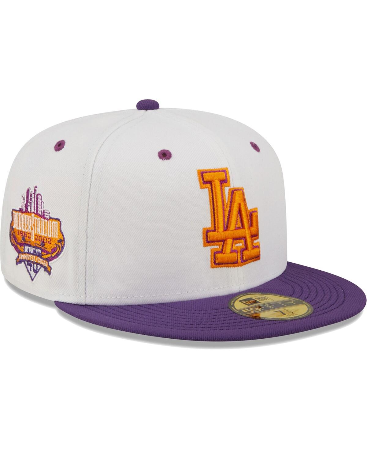 Men's New Era Purple Los Angeles Dodgers 40th Anniversary at Dodger Stadium Grape Lolli 59FIFTY Fitted Hat - Purple