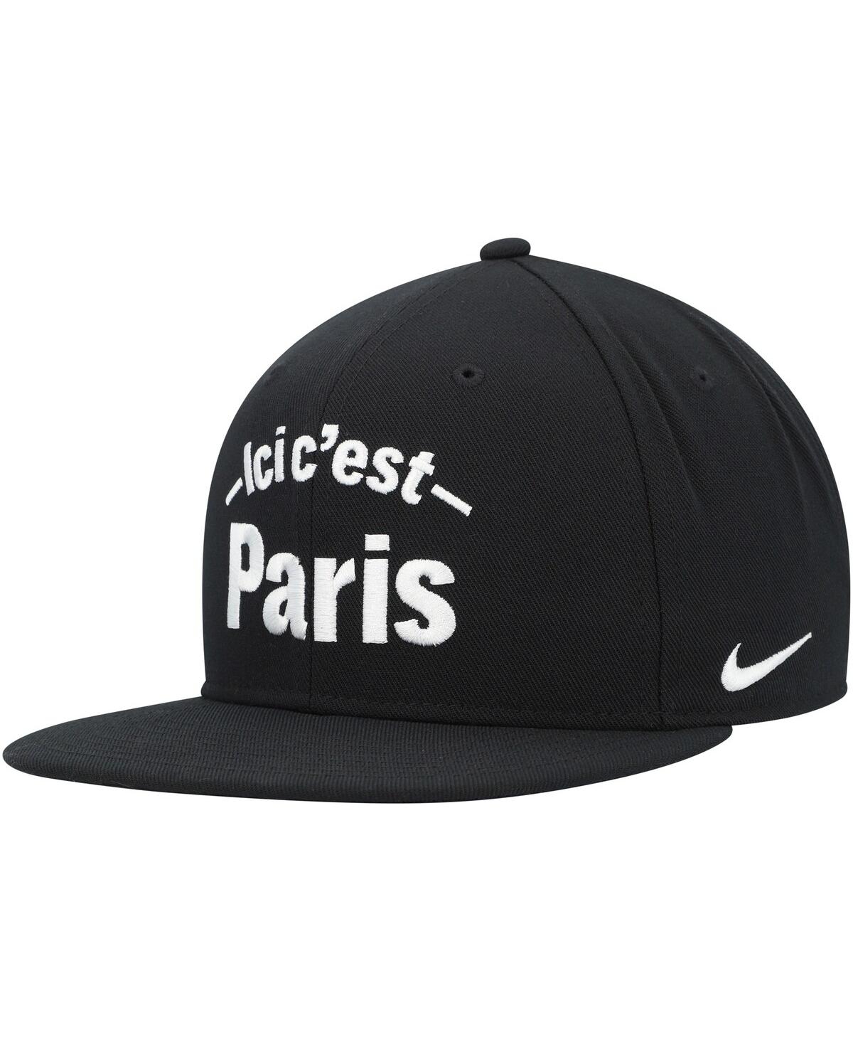 Shop Nike Big Boys And Girls  Black Paris Saint-germain Pro Snapback Hat