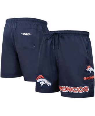 Men's Navy Denver Broncos Woven Shorts