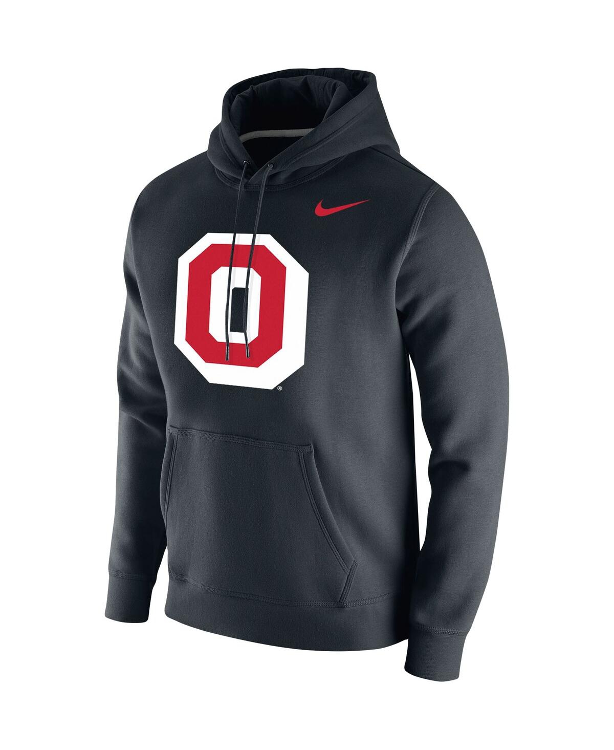 Shop Nike Men's  Black Ohio State Buckeyes Vintage-like School Logo Pullover Hoodie