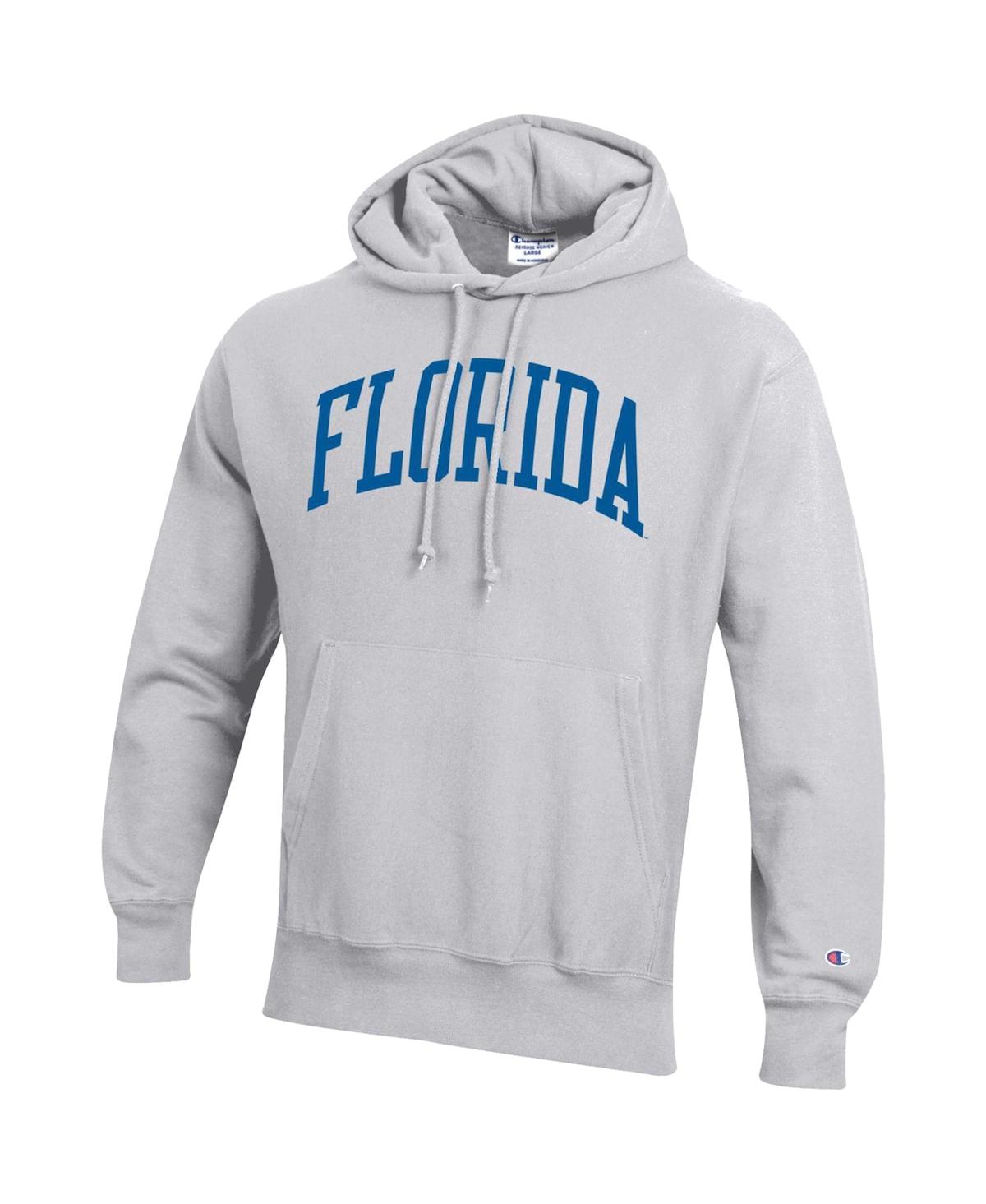 Men's ChampionFlorida Gators Big and Tall Reverse Weave Fleece Pullover Hoodie Sweatshirt - Heathered Gray