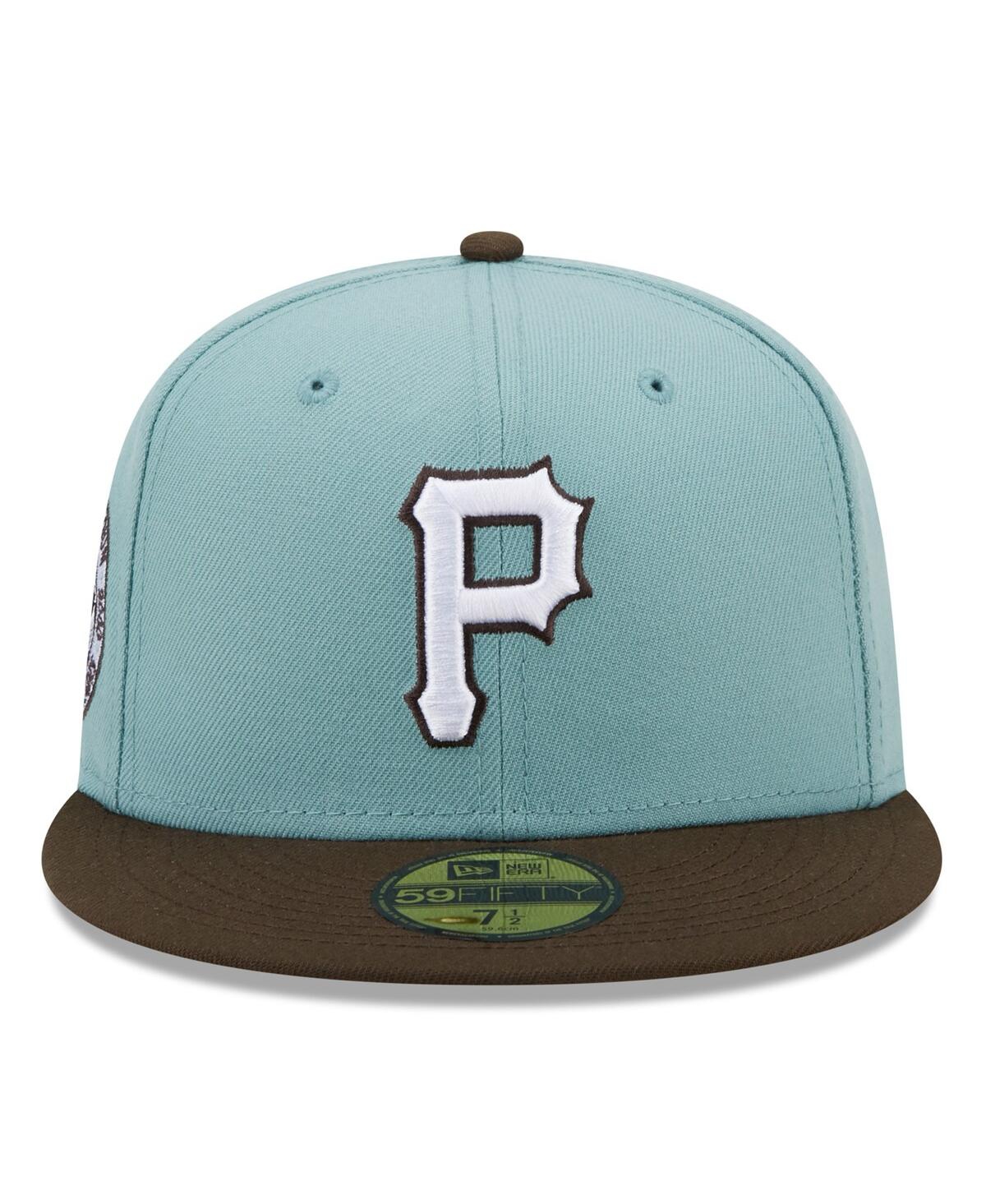 Men's New Era Brown Pittsburgh Pirates Three Rivers Stadium 30th Anniversary Beach Kiss 59FIFTY Fitted Hat - Brown