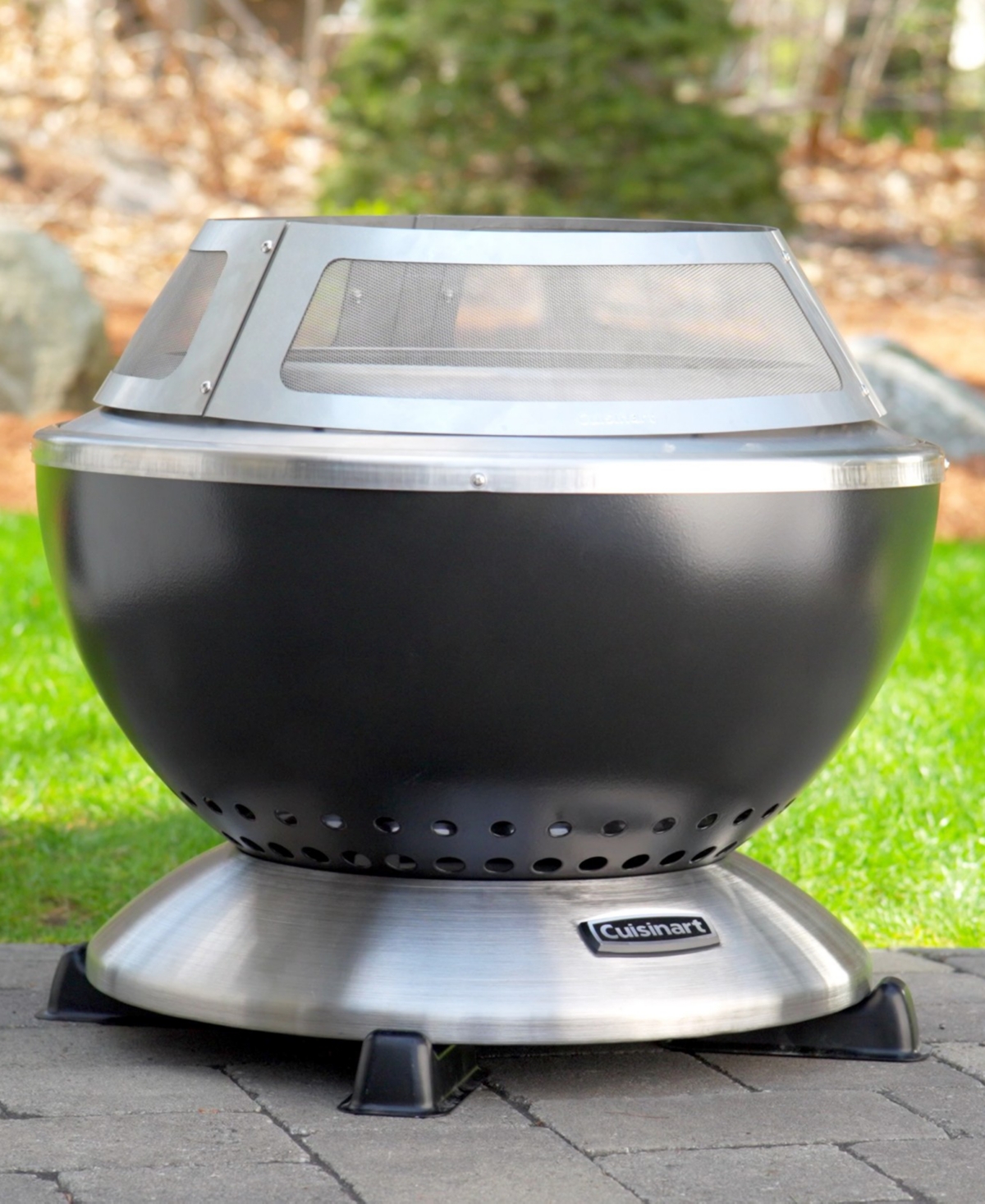 Cuisinart Cha-820 CleanburnSteel Fire Pit Spark Guard - Stainless