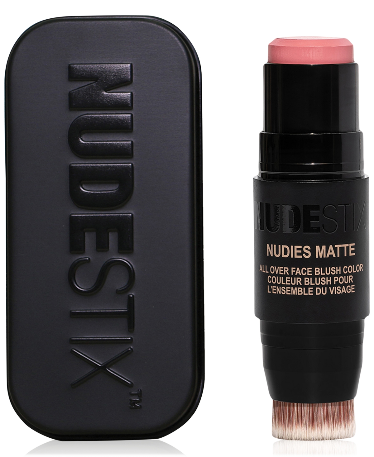 Nudestix Nudies Matte Blush In Sunkissed Pink (cool,bright Rose-pink)