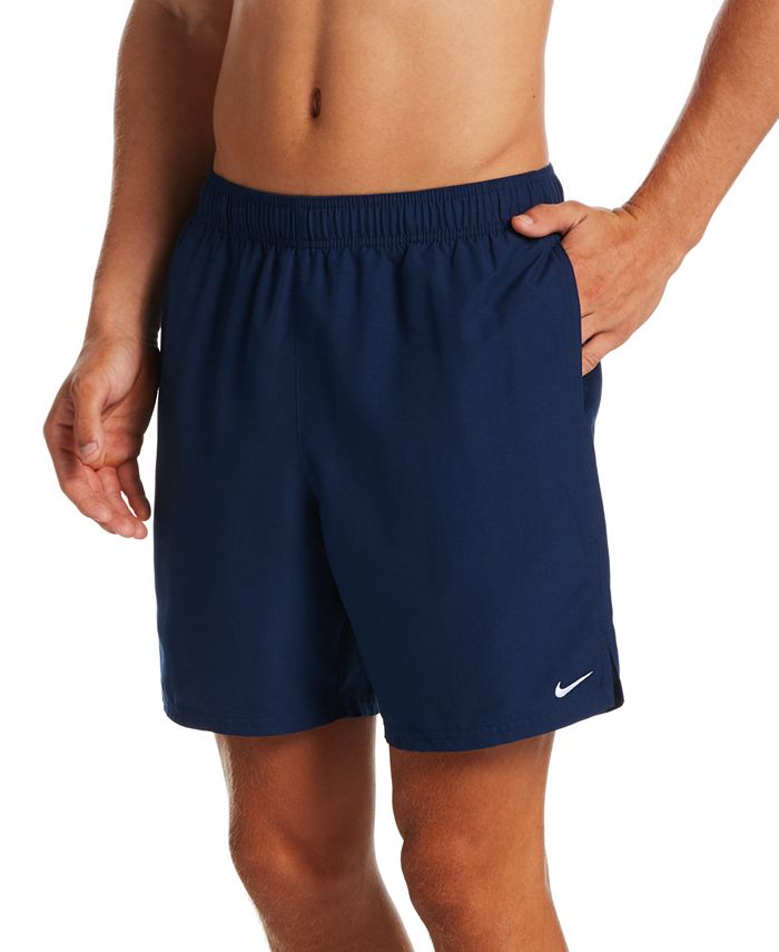 Nike Essential Lap Solid 7" Swim Shorts - Macy's