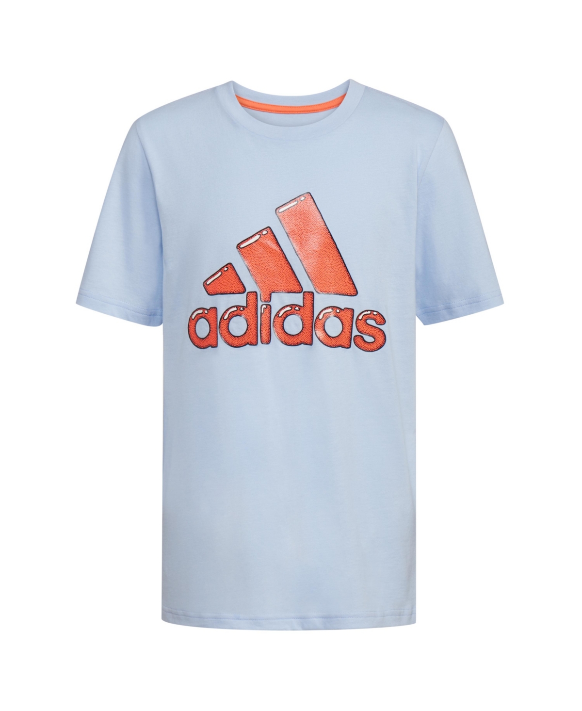 Adidas Originals Adidas Little Boys Short Sleeve Sportswear Logo Bubble T-shirt In Blue Dawn