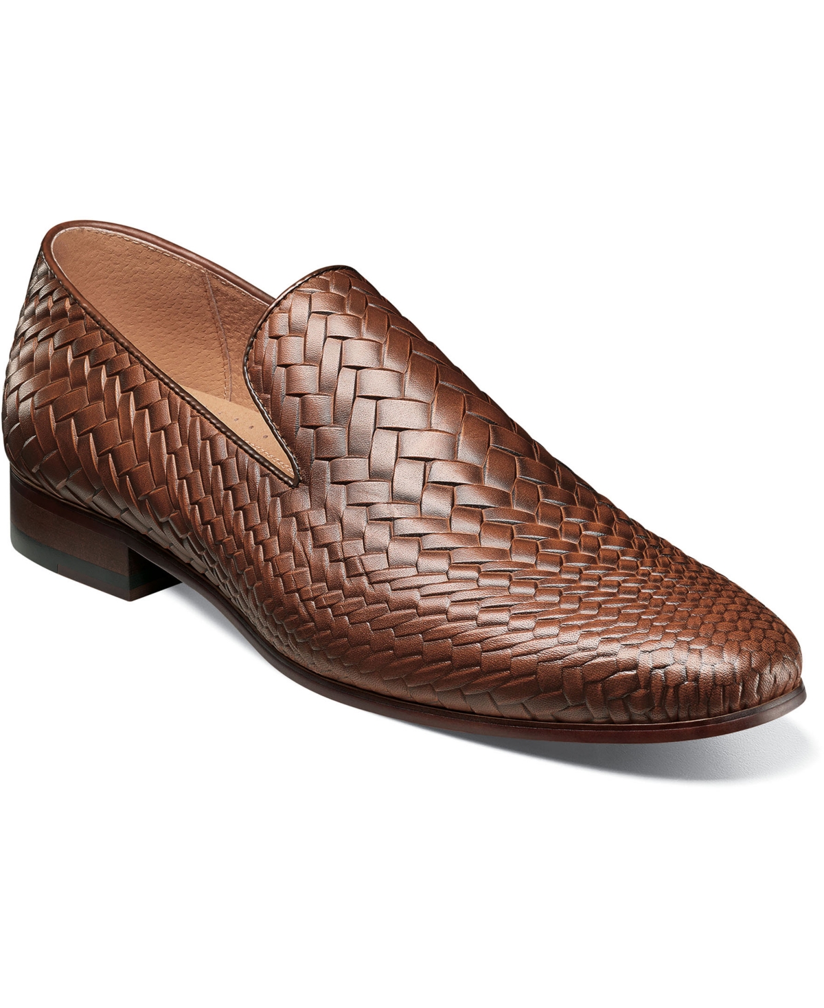 Men's Wilton Plain Toe Slip-On Dress Shoes - Tan