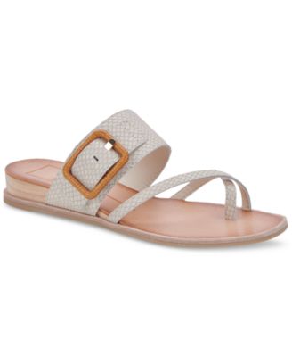 Dolce Vita - Women's Perris Slip-On Thong Demi-Wedge Sandals