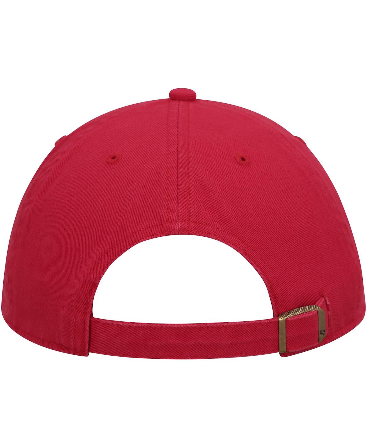 47 Brand Men's ' Red Super Bowl Lvii Script Clean Up Adjustable Hat In Red