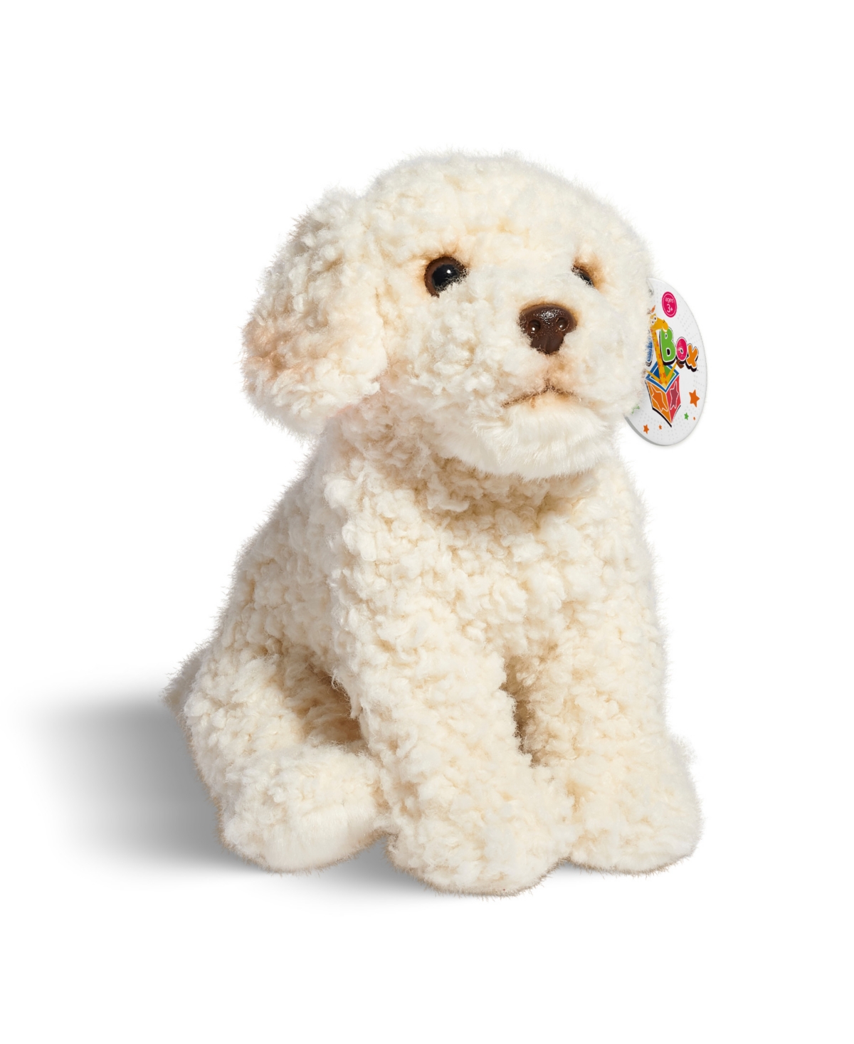 Geoffrey's Toy Box Kids' 10" Labra Doodle Puppy Dog Toy, Created For Macy's In Light Beige