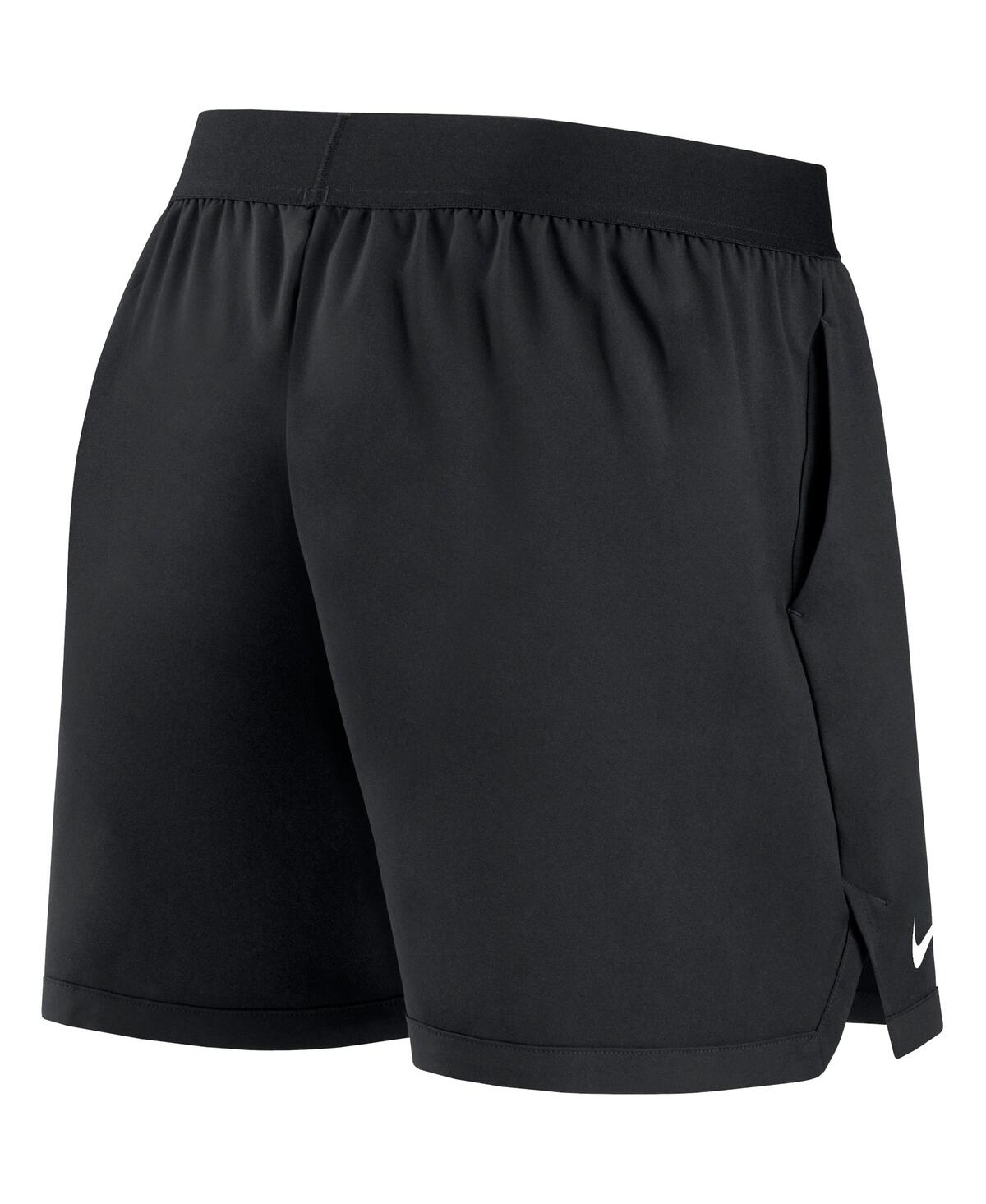 Nike Women's  Black San Francisco Giants Authentic Collection Flex Vent Max Performance Shorts In Black