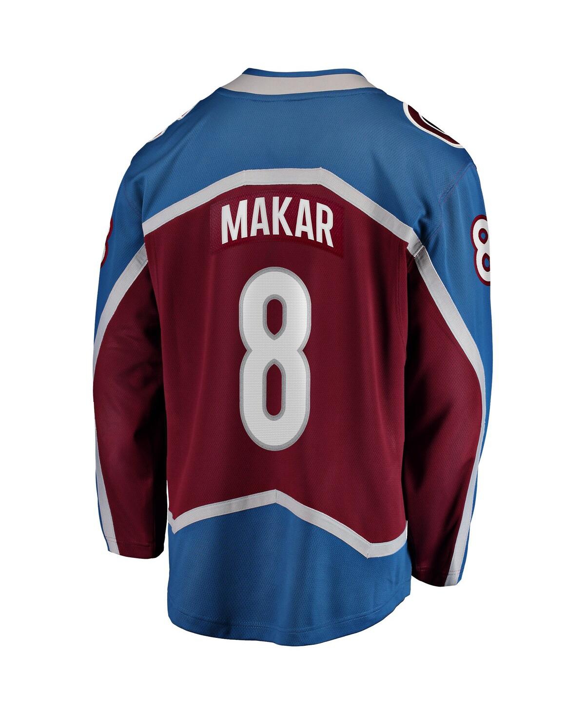 Men's Fanatics Cale MakarColorado Avalanche 2022 Stanley Cup Champions Breakaway Patch Player Jersey - Burgundy