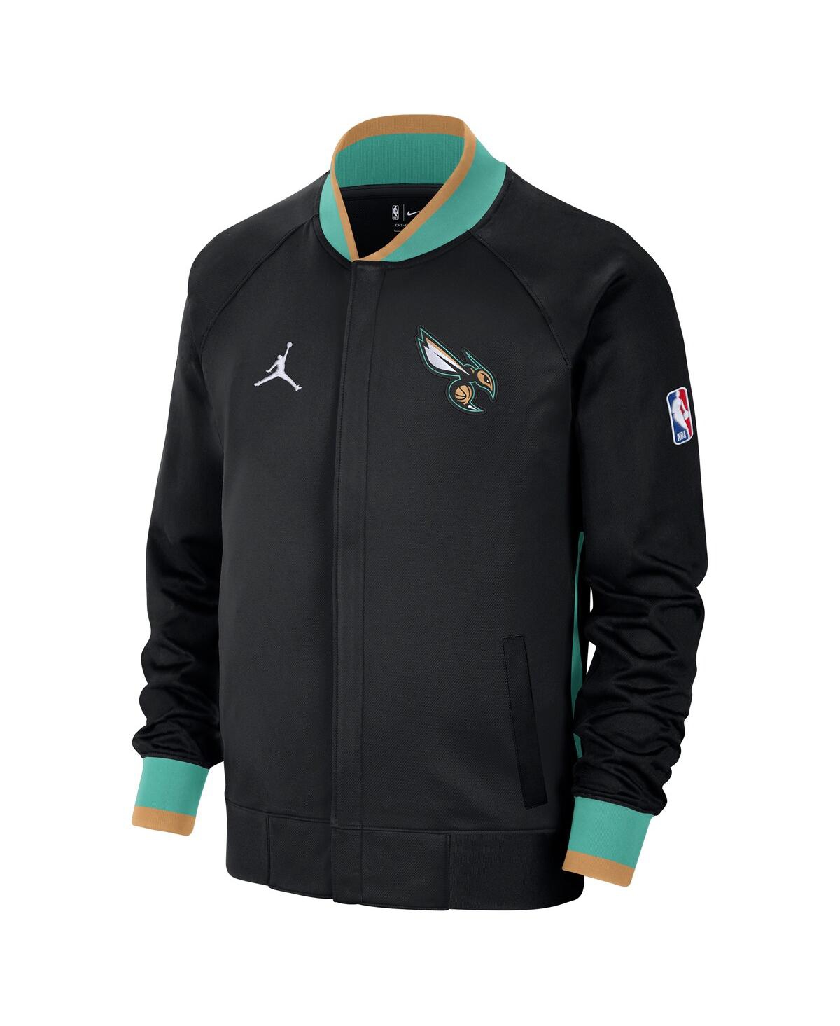 Shop Jordan Men's  Black, Mint Charlotte Hornets 2022/23 City Edition Showtime Thermaflex Full-zip Jacket In Black,mint
