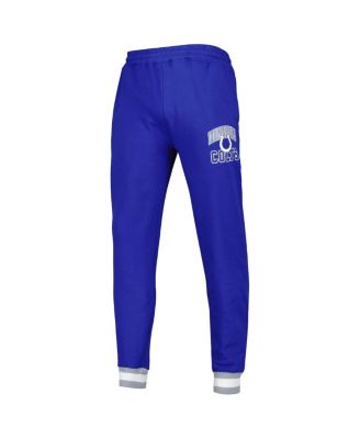 Men's Royal Indianapolis Colts Blitz Fleece Jogger Pants