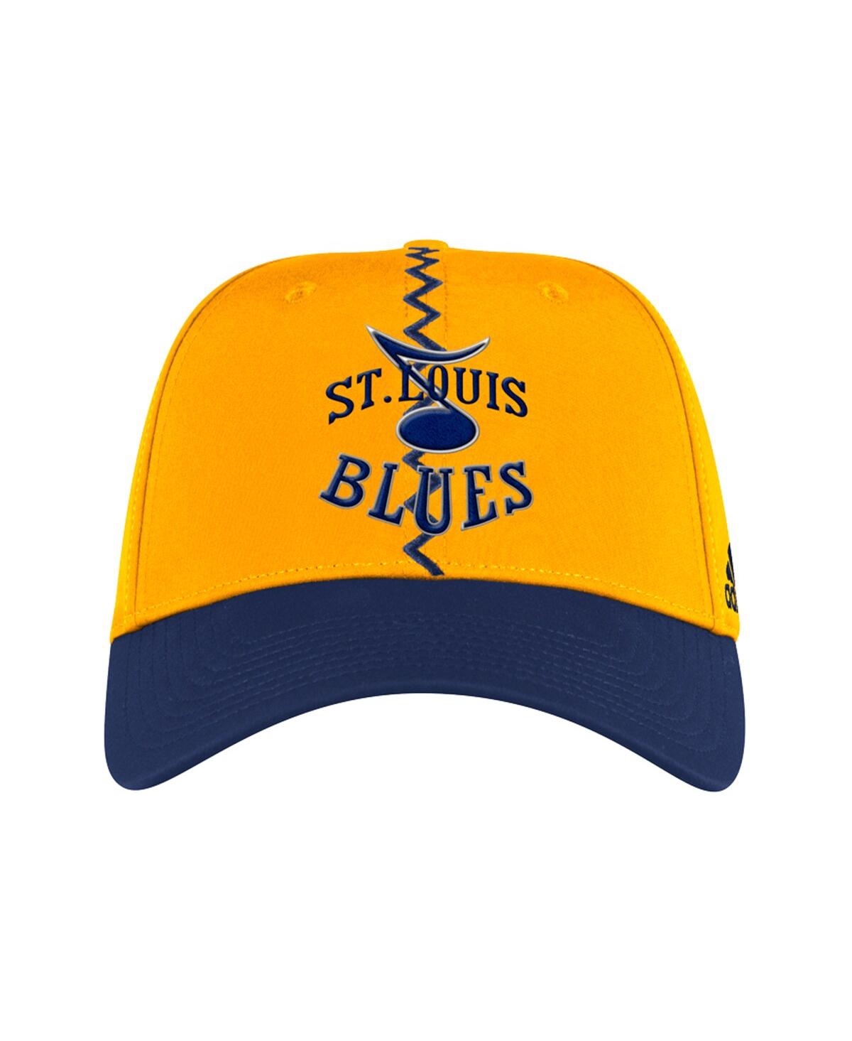 Shop Adidas Originals Men's Adidas Yellow St. Louis Blues Reverse Retro 2.0 Flex Fitted Hat