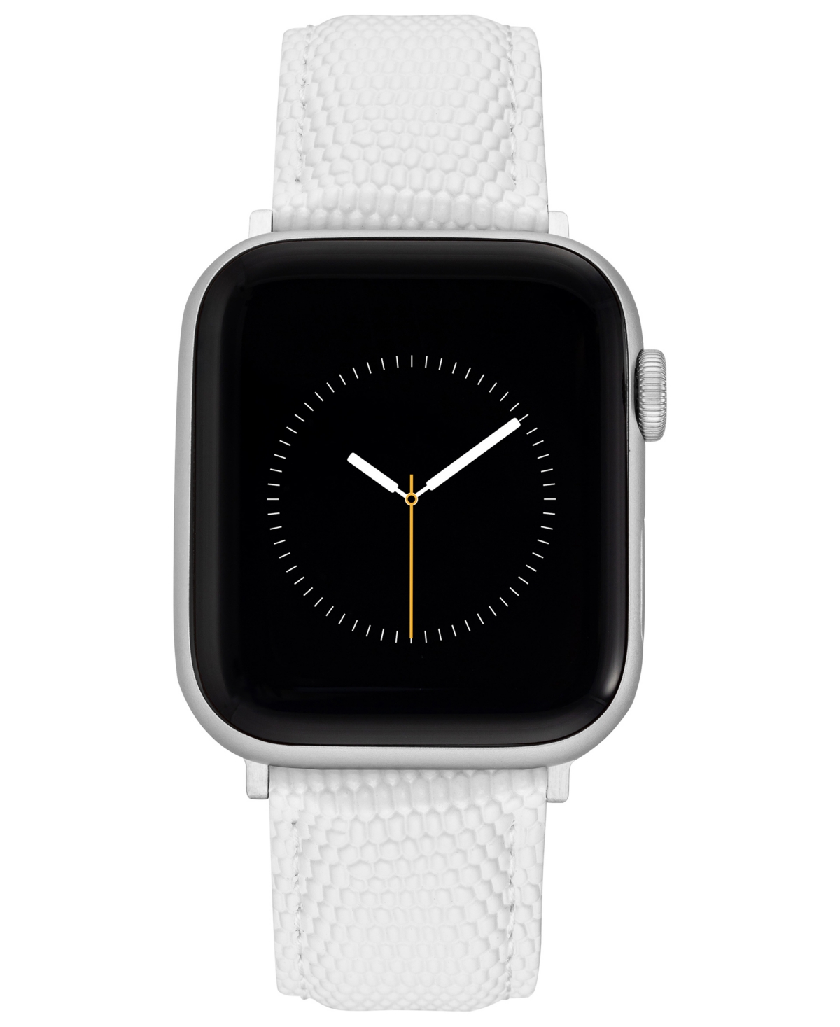 WITHIT WHITE LIZARD GRAIN TEXTURED GENUINE LEATHER BAND COMPATIBLE WITH 38/40/41MM APPLE WATCH