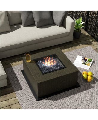 Fire Pit Fire Glass Tempered Glass Rocks for Fireplace Accessories