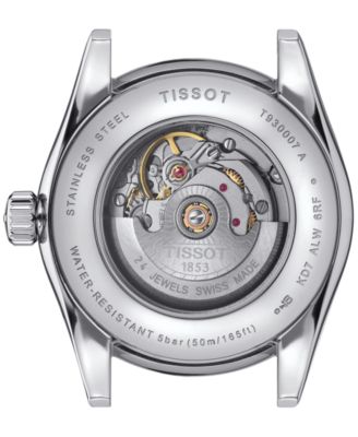 Women's Swiss Automatic T-My Lady Diamond Accent Stainless Steel Bracelet Watch 26mm