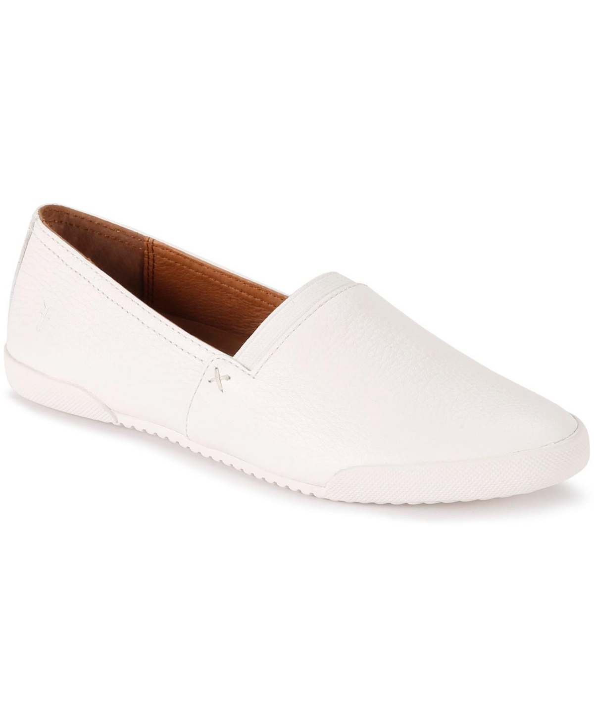 Shop Frye Women's Melanie Casual Slip On Sneakers In White Leather