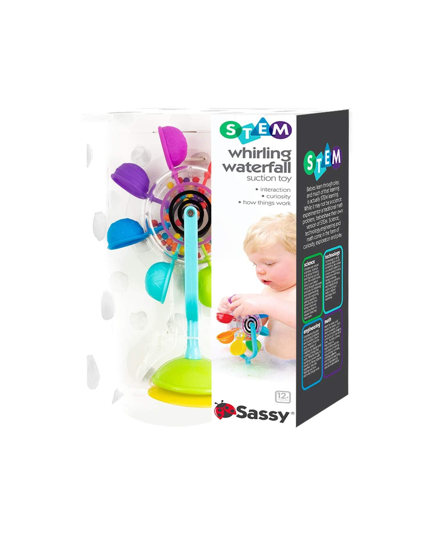 Baby Sassy Whirling Waterfall Suction Cup Bath Toy - Stem