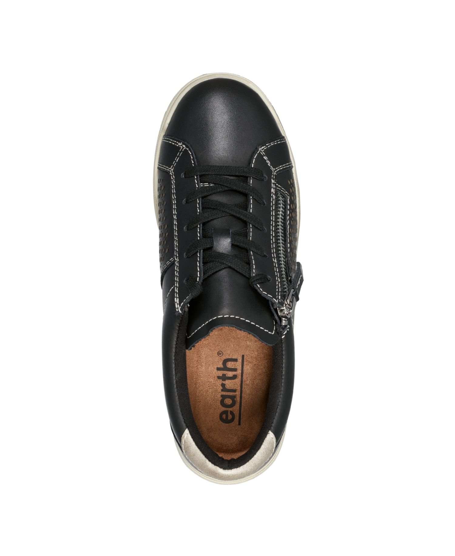 Women's Netta Side Zip Lace-Up Sneakers