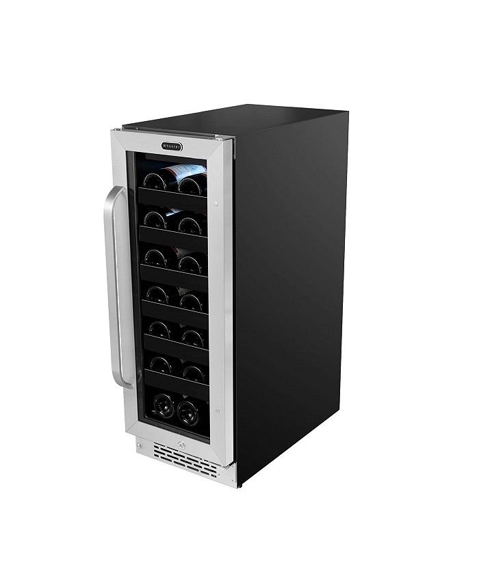 Whynter 12 inch BuiltIn 20 Bottle Undercounter Stainless Steel Wine