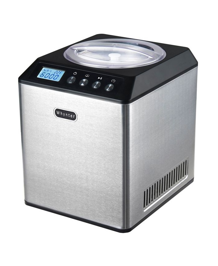 Whynter 2.1 Quart Upright Ice Cream Maker with Stainless Steel Bowl