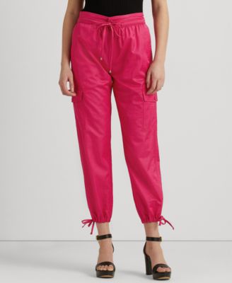 Lauren Ralph Lauren - Women's Shantung Cargo Ankle Pants