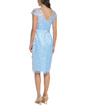 Eliza j embroidered sale sheath dress