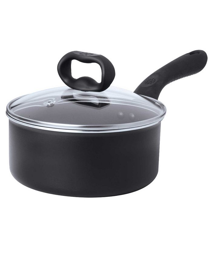 Ecolution Aluminum 2 Quart Bliss Non-Stick Saucepan with Glass Lid - Macy's