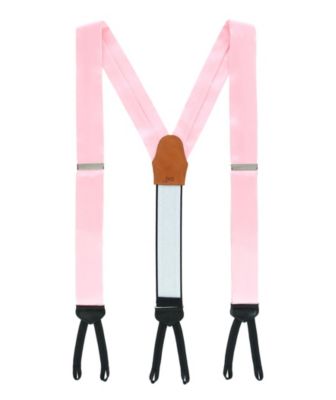 Men's Sutton Solid Color Silk Formal Suspenders | Y-Back, Adjustable Braces