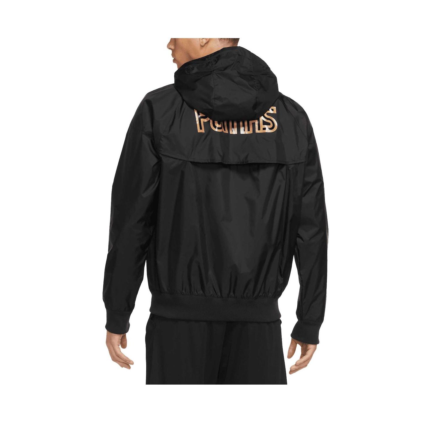 Men's Black Pumas Windrunner Raglan Full-Zip Jacket