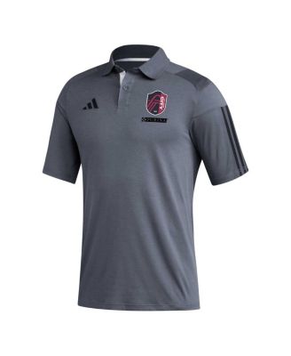Men's Gray St. Louis City SC 2023 On-Field Training Polo Shirt