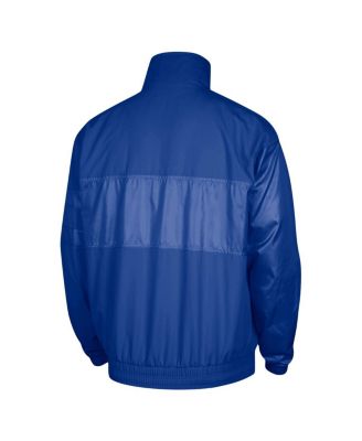 Men's Blue New York Knicks Courtside Versus Capsule Full-Zip Jacket