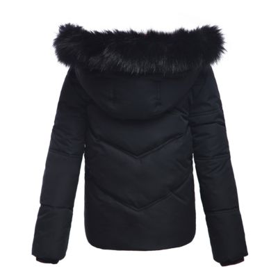 Girls Heavyweight Puffer Jacket Bubble Coat