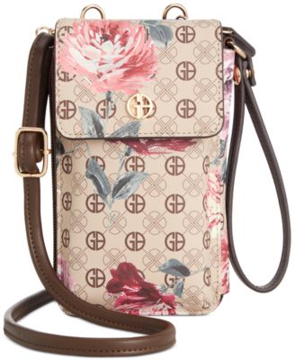 Giani Bernini - Softy Leather Tech Crossbody Wallet