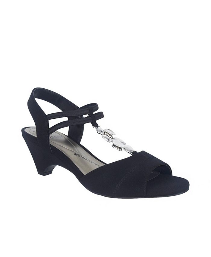 Women s Enzie Stretch Memory Foam Dress Sandals