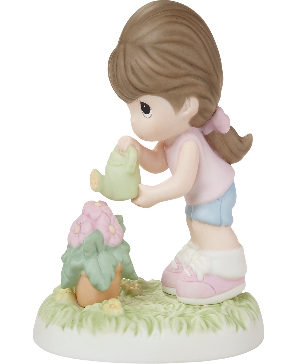 Precious Moments 222014 All Things Grow With Love Brunette Porcelain Figurine In Multicolored