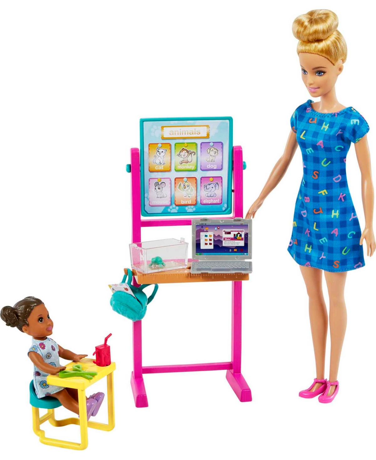 Shop Barbie Career Kindergarten Teacher Playset, Blonde In Multi-color