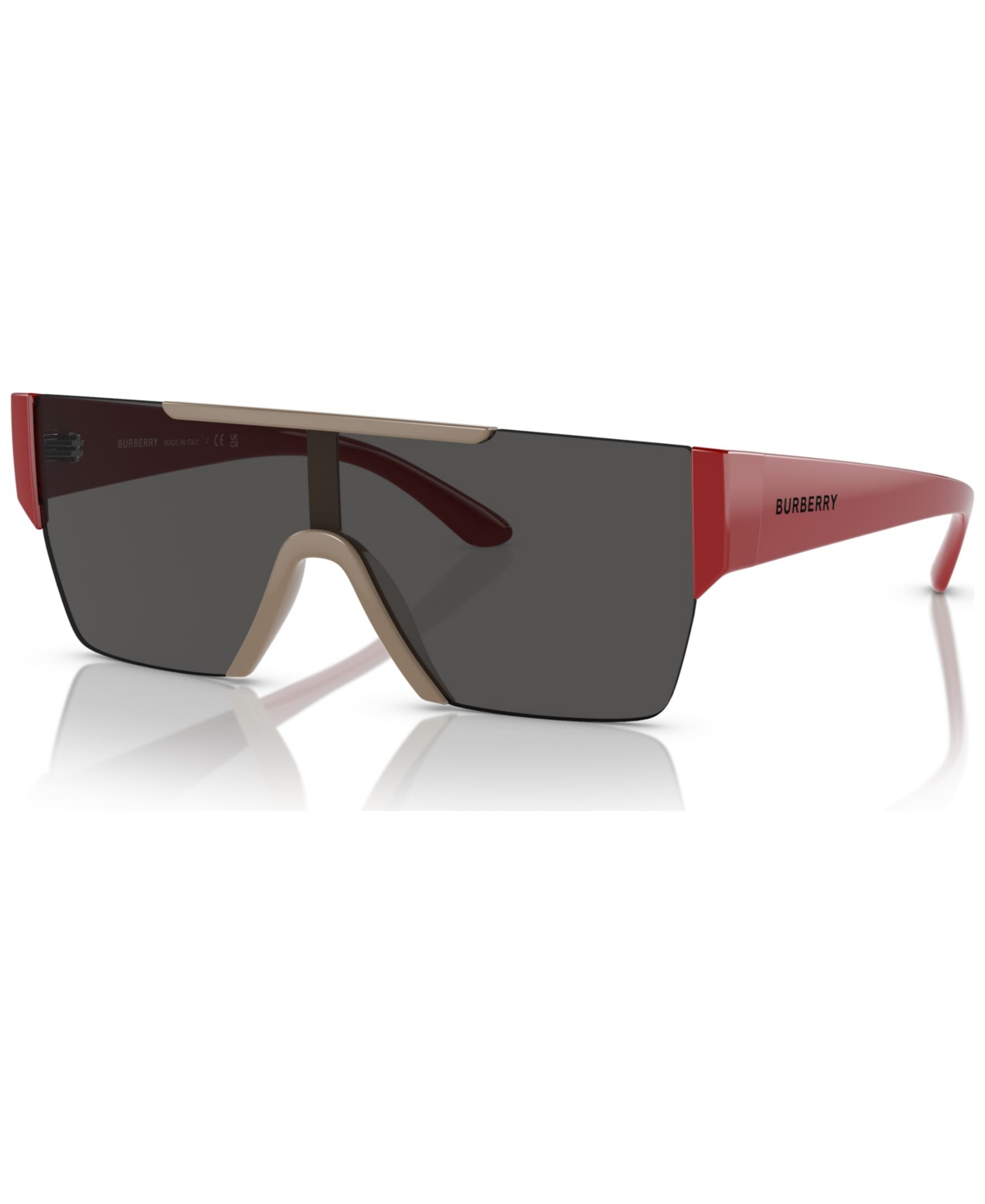 Shop Burberry Men's Sunglasses, Be429138-x In Beige,red