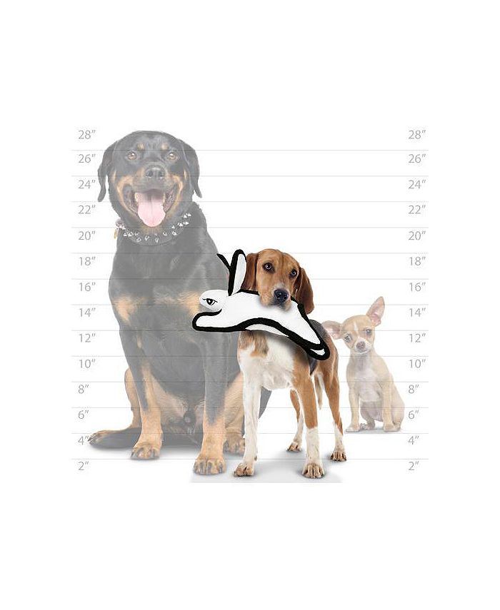 Tuffy Jr Barnyard Rabbit White, 2-Pack Dog Toys - Macy's