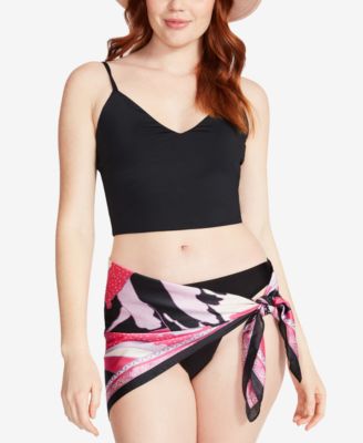 Steve Madden - Women's Abstract-Print Satin Square Scarf
