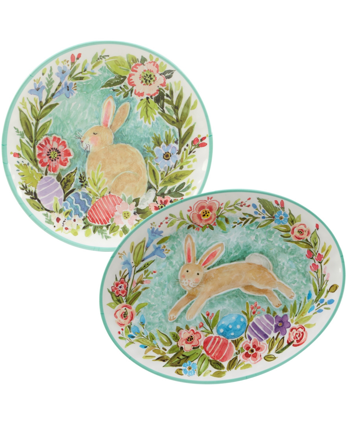 Certified International Joy Of Easter 2-pc Platter Set