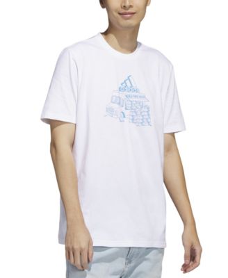 adidas - Men's Short-Sleeve Crewneck Food Truck Graphic T-Shirt