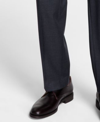 Men's Classic-Fit Wool-Blend Stretch Solid Suit Separates Pant