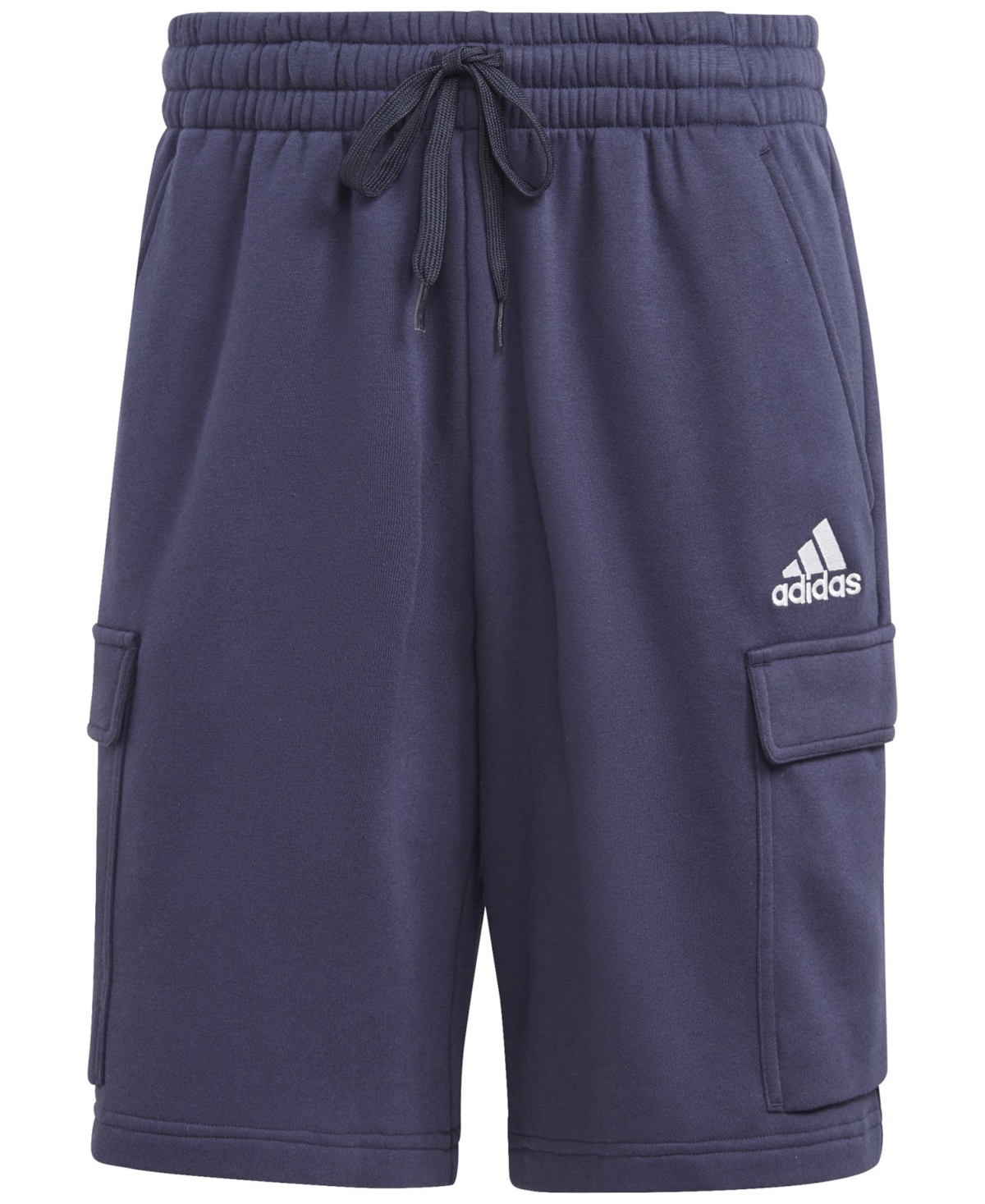Adidas Originals Men's Essentials Fleece Cargo Shorts In Legend Ink