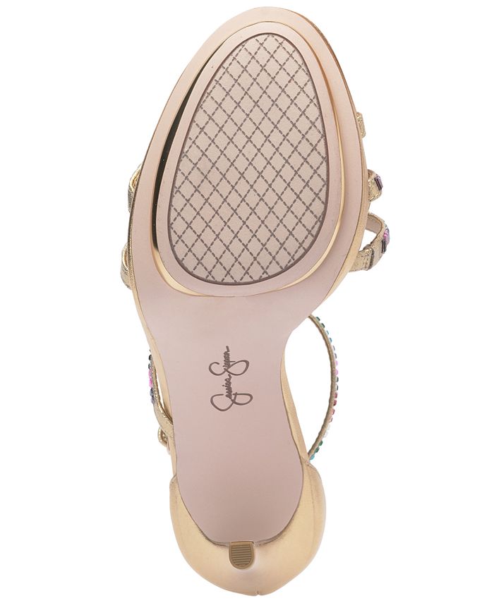 Sandales à Talons Jessica Simpson Bindy - Taille 8 US, Satin Rose, Talon Aiguille, Neuf Avec Boîte