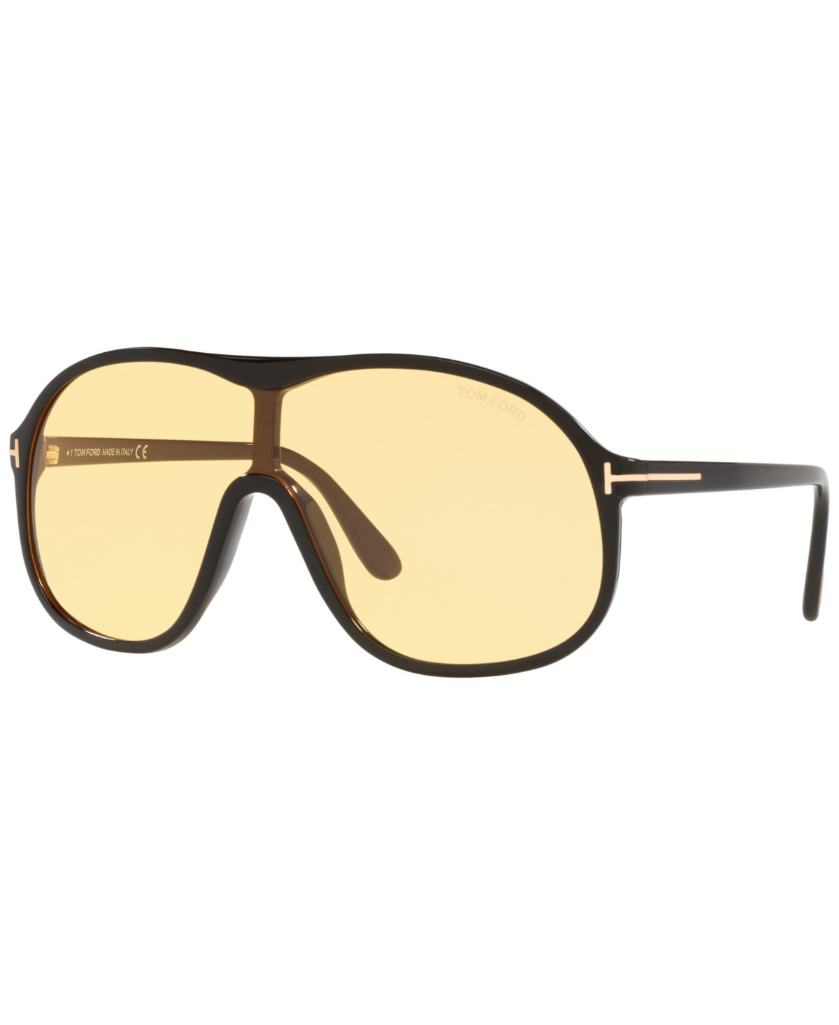 Tom Ford Men's Sunglasses, Ft0964w0001e 90 In Shiny Black